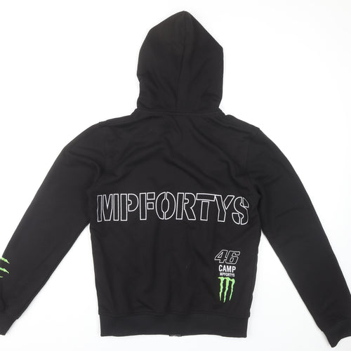 46 Racing Men's Black M Full Zip Hoodie