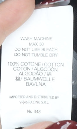 46 Racing Men's Black M Full Zip Hoodie