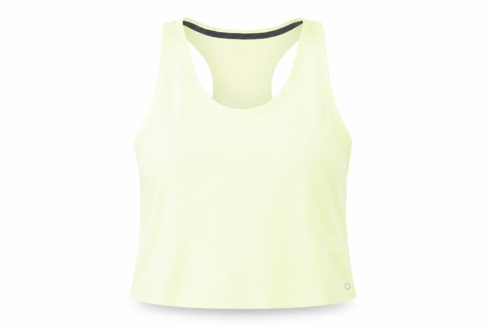 Front view of Marks & Spencer Women’s Yellow Tank Top, size UK 14