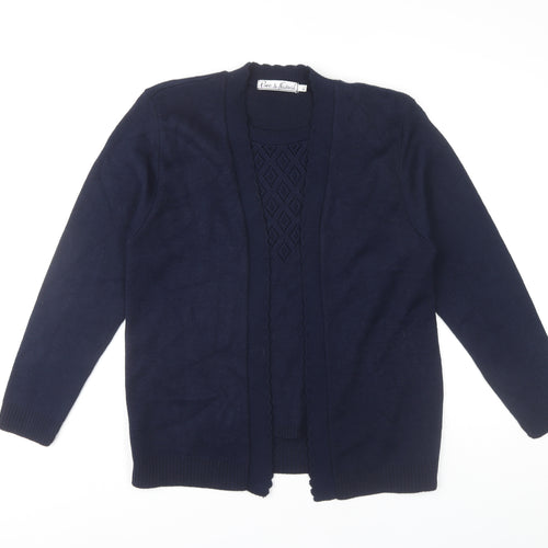 Pure & Natural Women’s Blue Cardigan M, Acrylic Blend