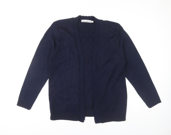 Pure & Natural Women’s Blue Cardigan M, Acrylic Blend