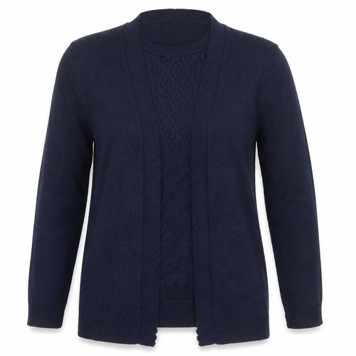 Pure & Natural Women’s Blue Cardigan M, Acrylic Blend