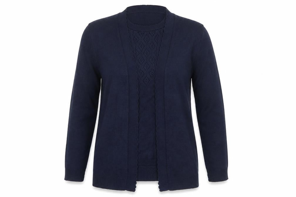 Pure & Natural Women’s Blue Cardigan M, Acrylic Blend
