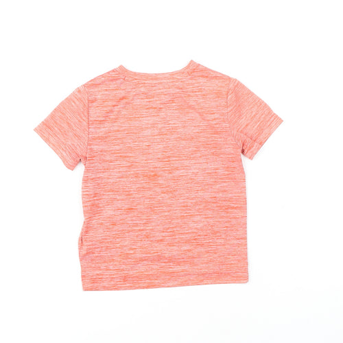 Nike Boys Orange T-Shirt 3-4 Years Reflective Moisture-Wicking