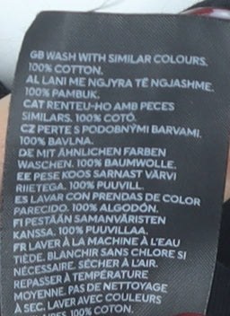 H&M Girls Black Trousers, Cotton, Size 5-6 Years