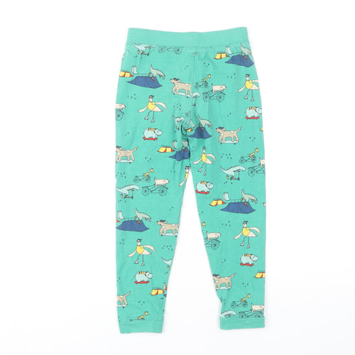 Marks and Spencer Boys Green Cartoon Lounge Pants 4-5 Years
