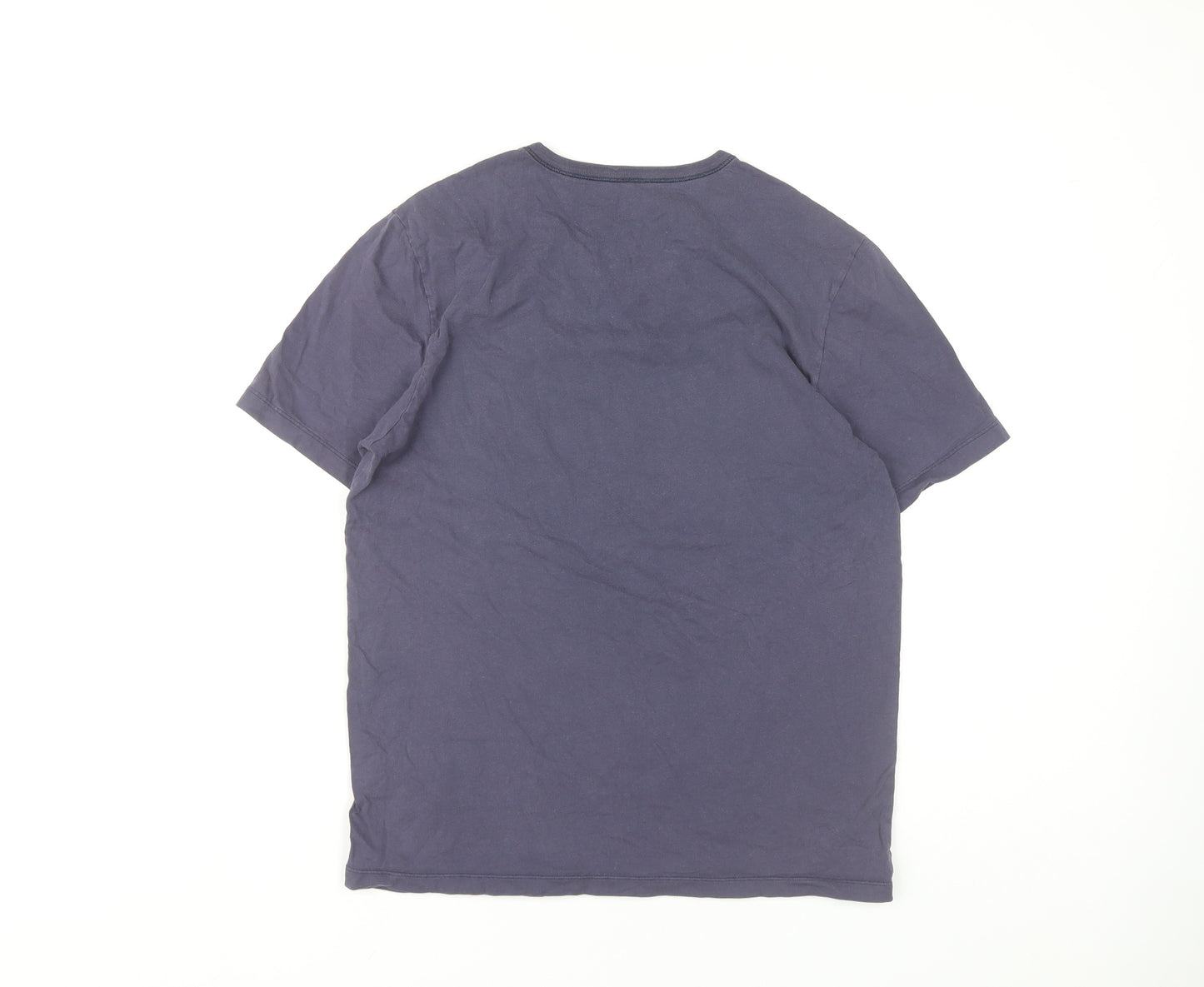 Hugo Boss Men's Grey M Short Sleeve T-Shirt, Logo Accent
