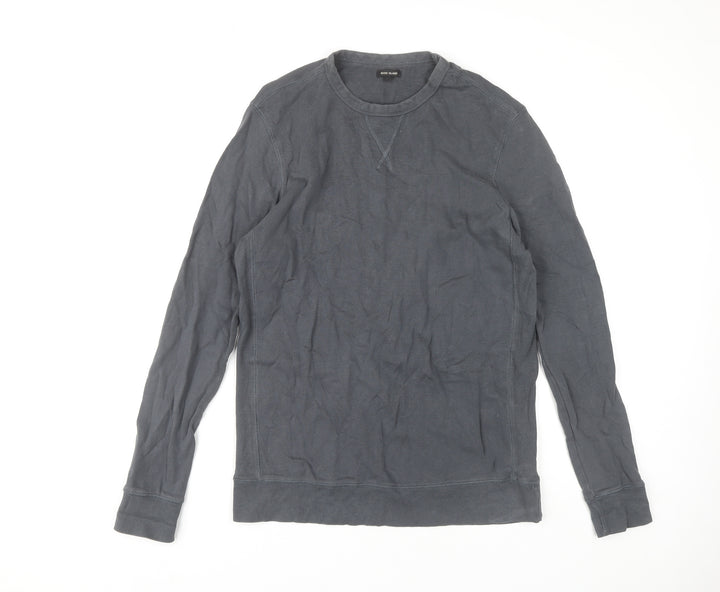 River Island Men's Grey Pullover Sweatshirt M