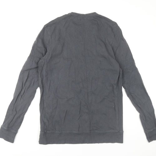 River Island Men's Grey Pullover Sweatshirt M