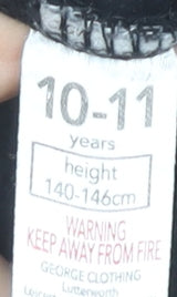 George Boys Black PlayStation Sweat Shorts 10-11 Years