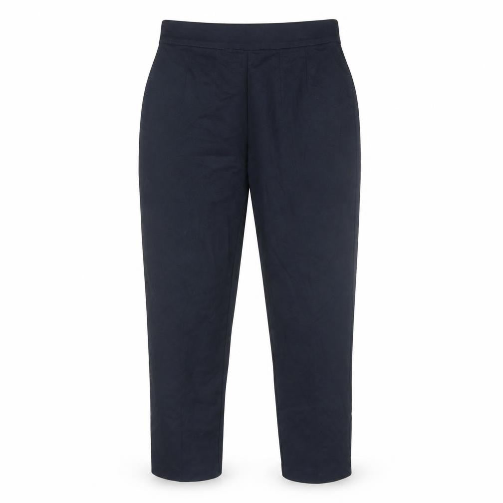 Front view of Marks & Spencer Women's Black Straight Trousers, size 14