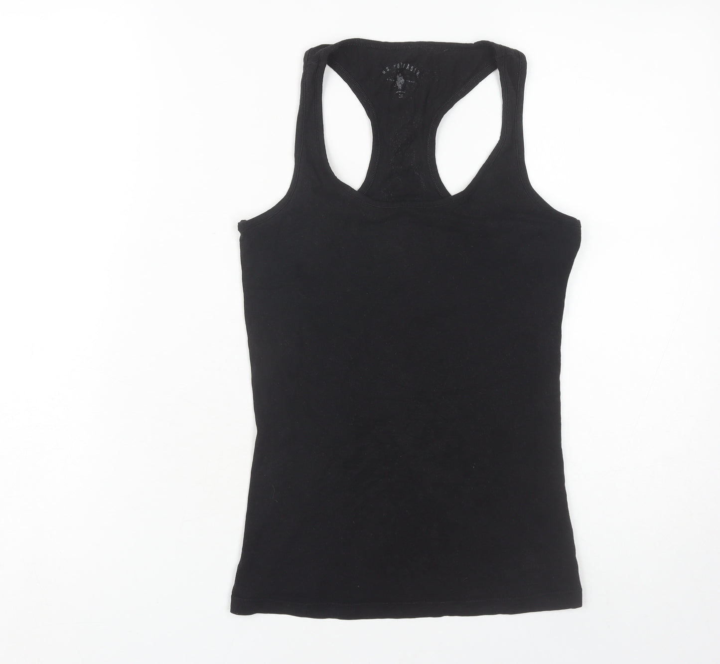 U.S. Polo Assn. Women's Black Tank, Size 10