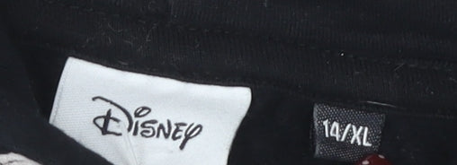 Disney Women's Black Graphic Pullover Hoodie XL