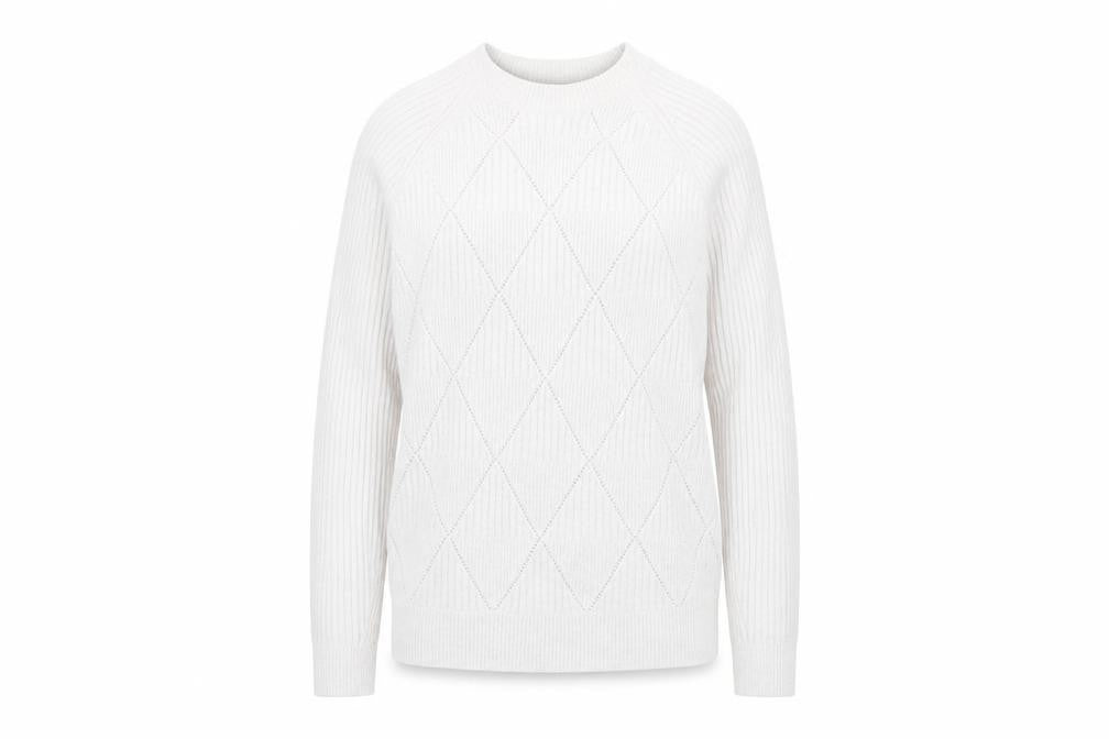 Front view of Marks & Spencer Women's Ivory jumper, M