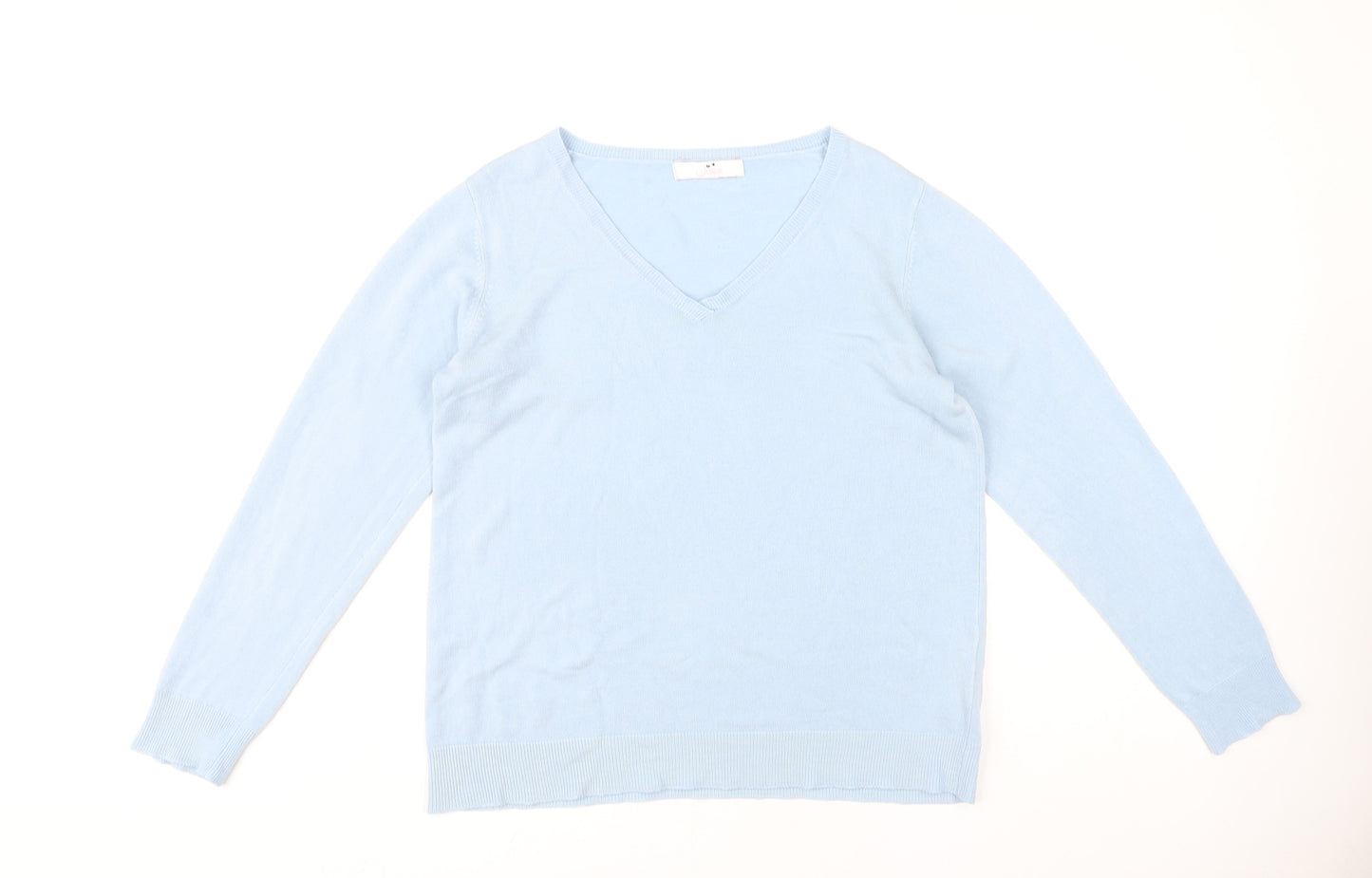 Julipa Women's Blue V-Neck Pullover Jumper Size 12/14