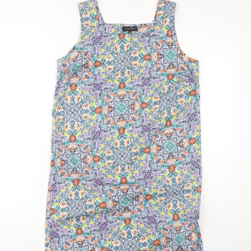 New Look Women's Multicoloured Floral Dress Size 12