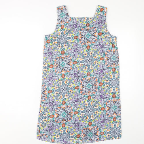 New Look Women's Multicoloured Floral Dress Size 12