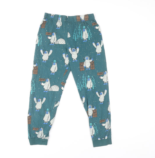 Marks & Spencer Boys Pyjama Pants, 10-11 Years, Winter Theme