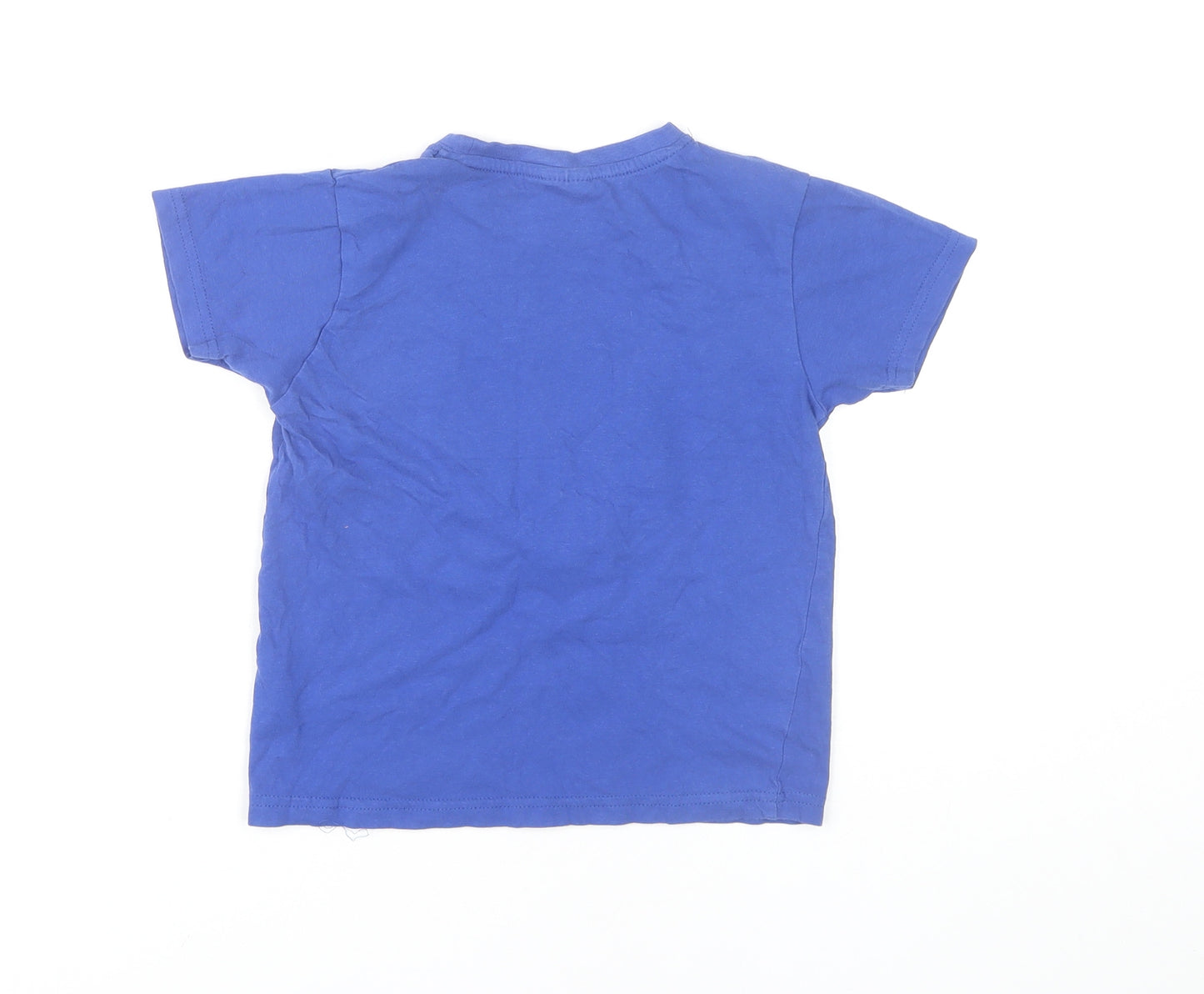 Texmania Boys Blue Sonic Graphic T-Shirt 8 Years