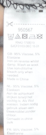 Monsoon Women's Black Floral Shift Dress Size 16