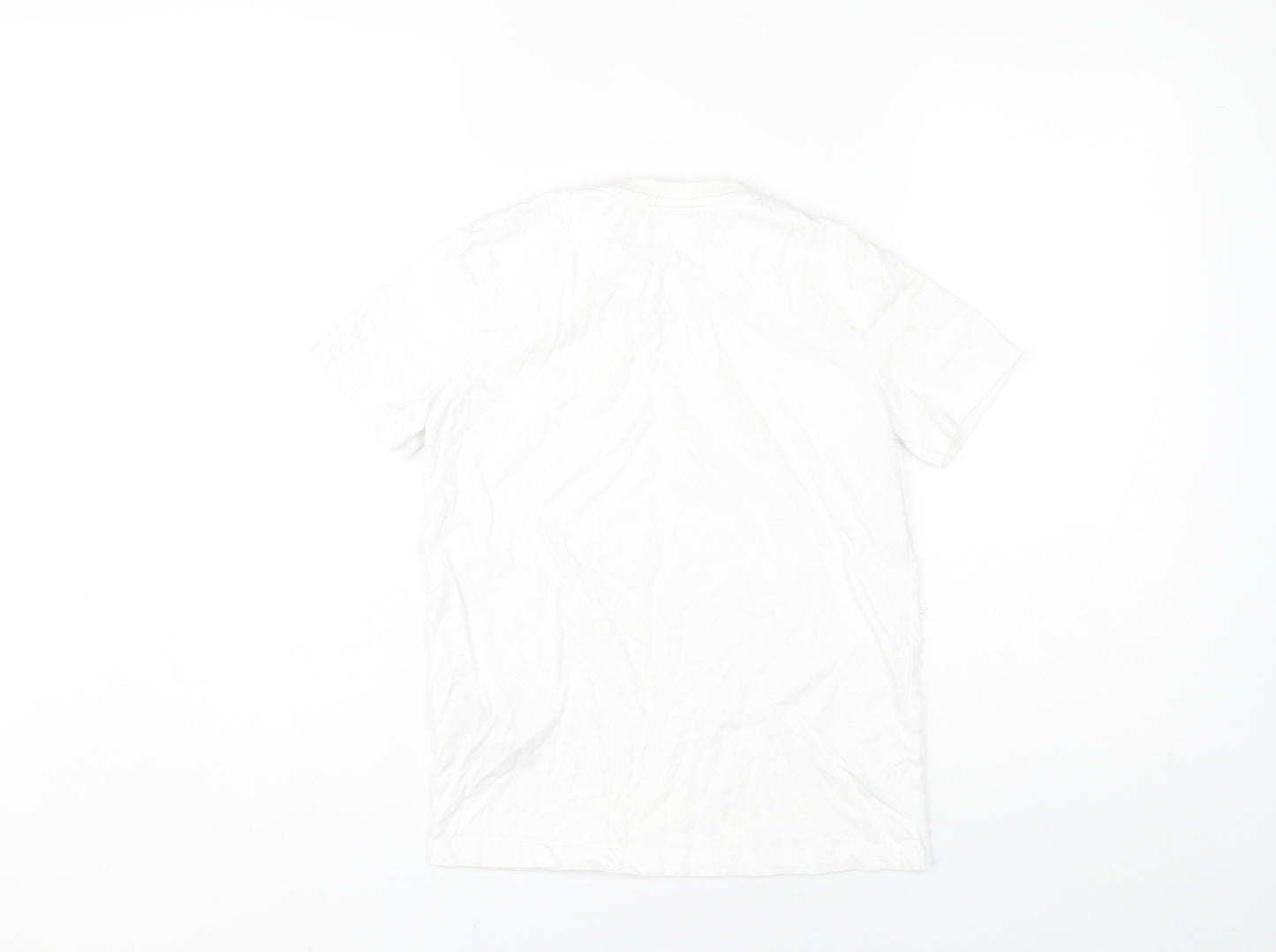 Lyle & Scott Boys White Cotton T-Shirt, Size 10-11, Logo Accent