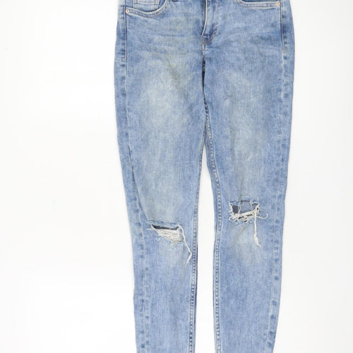 H&M Women's Blue Skinny Slim Jeans Size 6