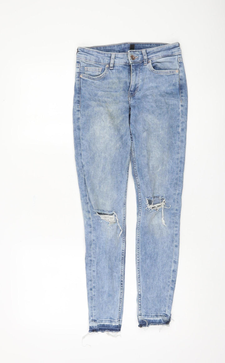 H&M Women's Blue Skinny Slim Jeans Size 6