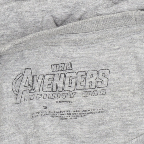 Marvel Men's Grey Avengers Infinity War T-Shirt S