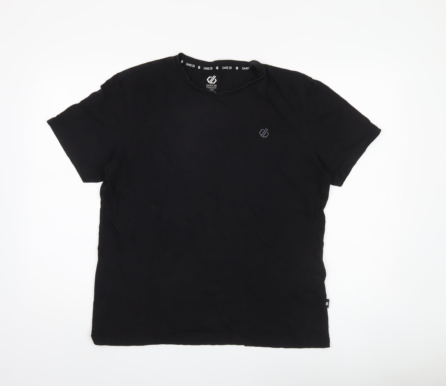 Dare 2b Men's Black Cotton Crew Neck Tee - Size L
