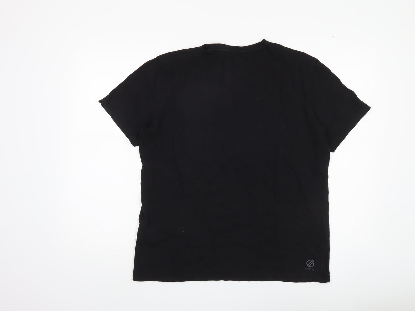 Dare 2b Men's Black Cotton Crew Neck Tee - Size L