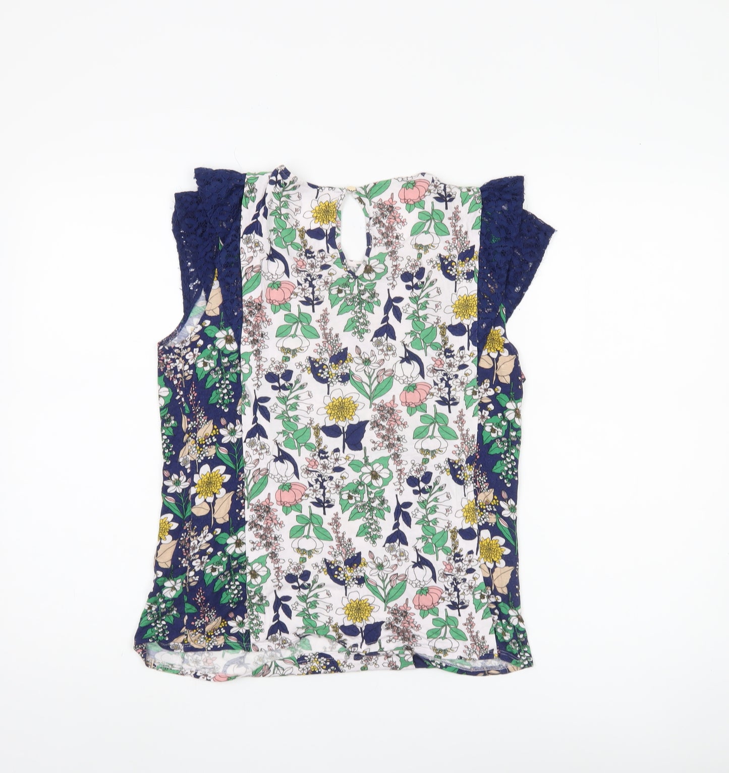 Oasis Women's Floral Tunic Blouse, S, Sleeveless, Multicoloured