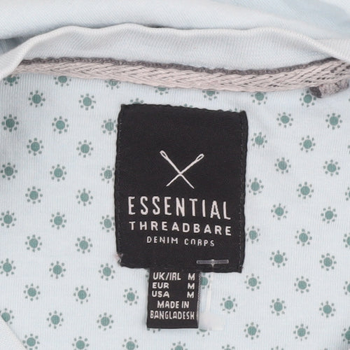 Essential Threadbare Men's Blue Medium T-Shirt