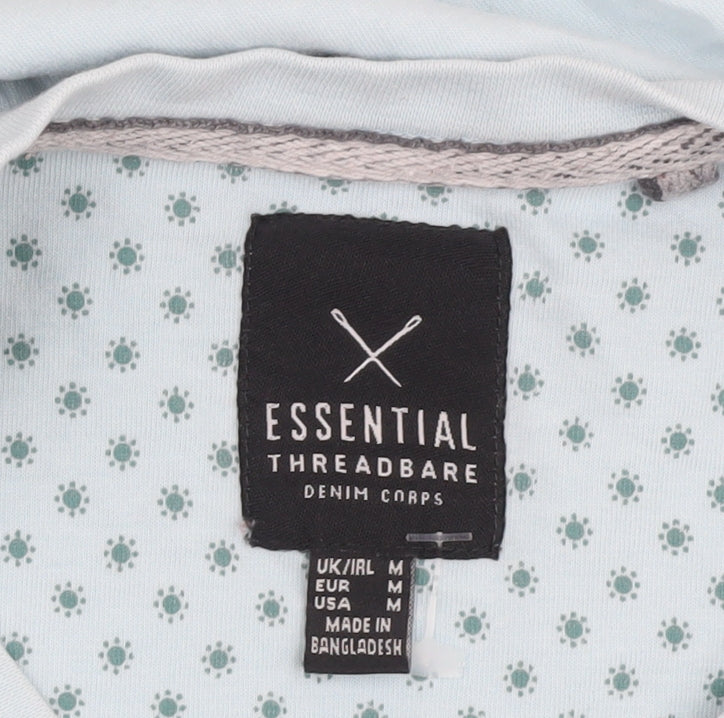 Essential Threadbare Men's Blue Medium T-Shirt