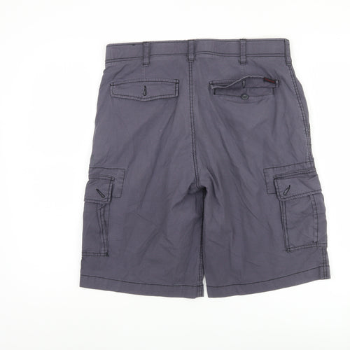 Weir First Men's Grey Cargo Shorts Size 32 with Pockets