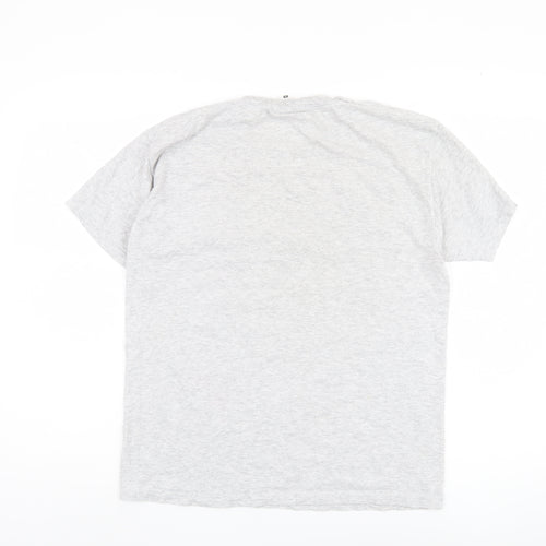 Men's Grey Batman T-Shirt M Short Sleeve Graphic