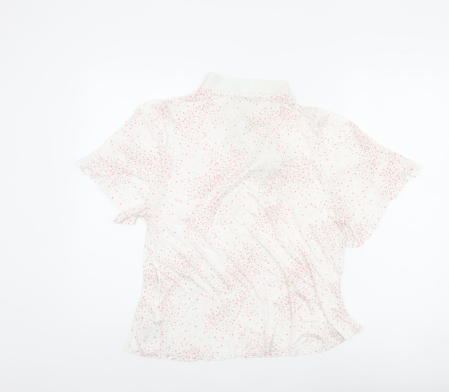 Marks and Spencer Women's White Blouse - Size 18 - Tunic Style