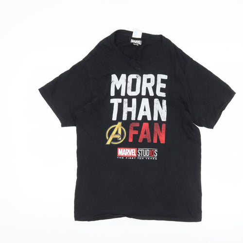Marvel Men's Black Avengers T-Shirt Size S