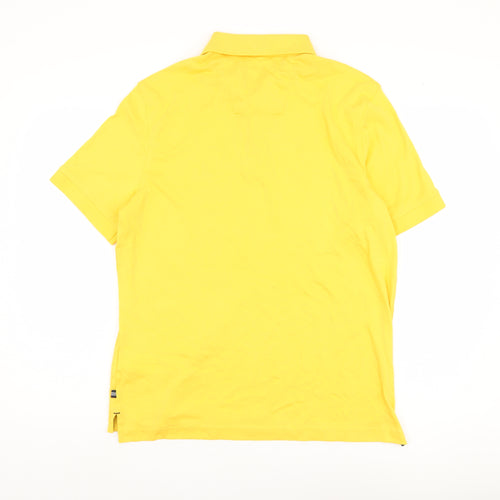 Nautica Men's Yellow Polo Shirt Short Sleeve M