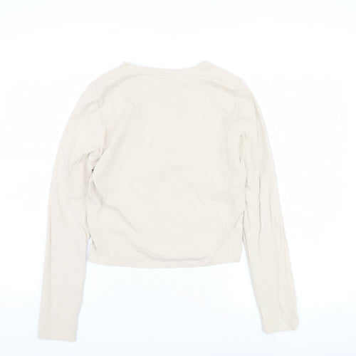 Cotton On Women's Beige Long Sleeve T-Shirt Size L