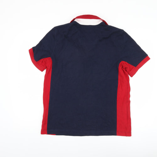 Nautica Men's Polo Shirt Red M Short Sleeve