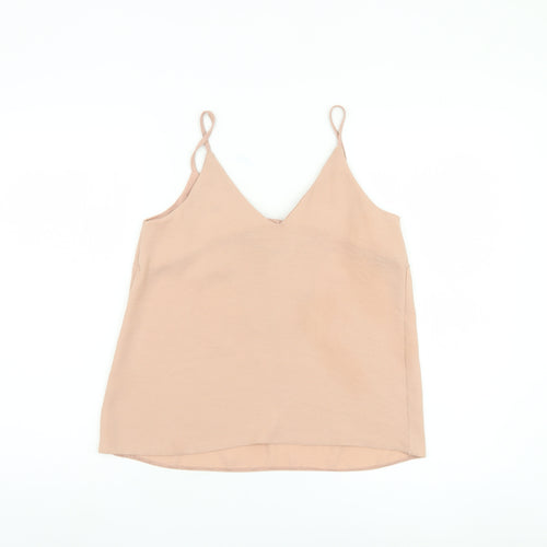 New Look Beige Petite Camisole Blouse, Size 10, Casual