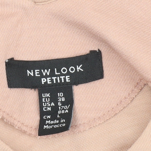 New Look Beige Petite Camisole Blouse, Size 10, Casual