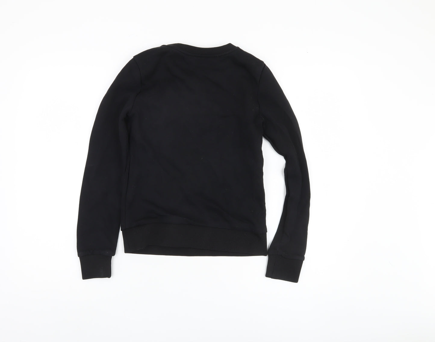 Armani Exchange Boys Black XS Graphic Crew Neck Sweatshirt