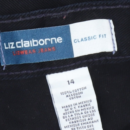 Liz Claiborne Women's Black Classic Shorts Size 14