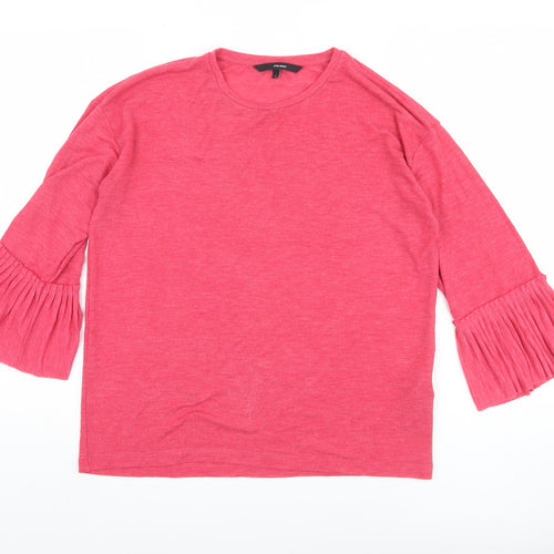 Vero Moda Women's Red XS Bell Sleeve Top