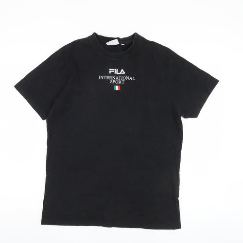 Fila Men's Black Sport T-Shirt S Short Sleeve