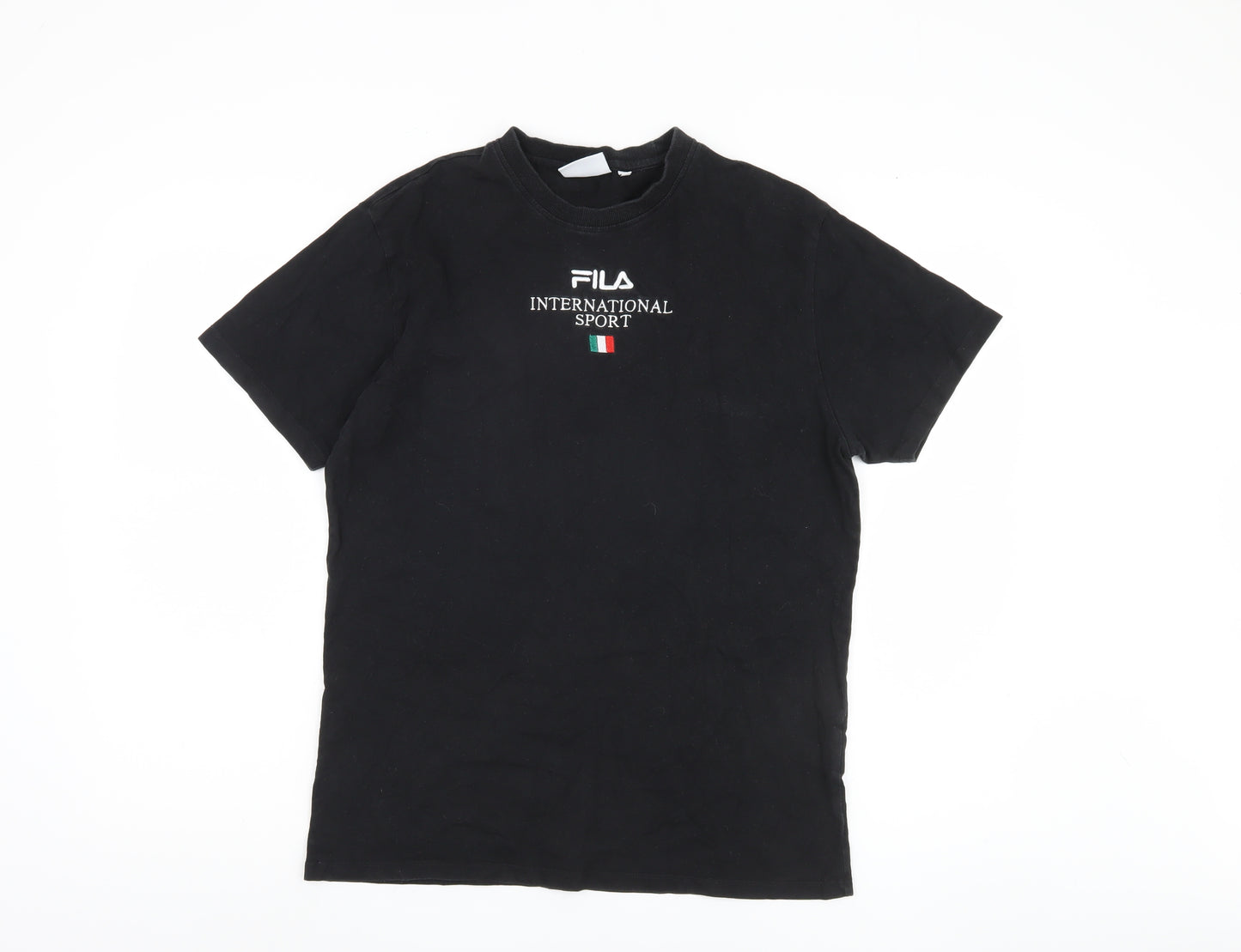 Fila Men's Black Sport T-Shirt S Short Sleeve