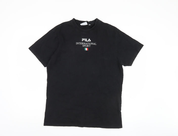 Fila Men's Black Sport T-Shirt S Short Sleeve