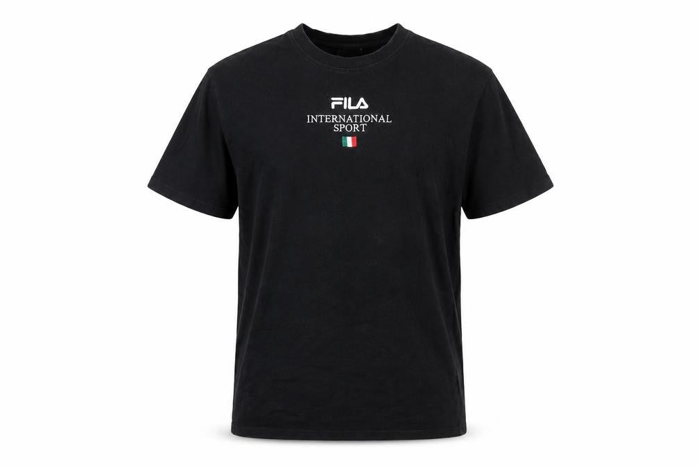 Fila Men's Black Sport T-Shirt S Short Sleeve