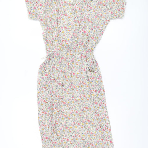 Richards Women's Multicoloured Floral A-Line Dress Size 10
